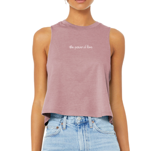 43B | Crop Tank Top | Heather Orchid