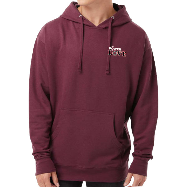 19 | Midweight Pullover Hooded Sweatshirt | Maroon